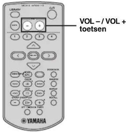 YAMAHA MCXC15 - Regelen van het volume - 1