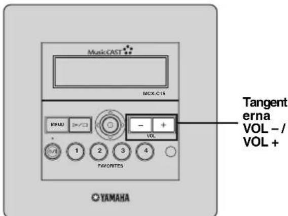 YAMAHA MCXC15 - Volymreglering - 2