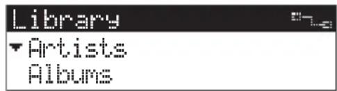 YAMAHA MCXC15 - Pulse / para elegir "Artists" y pulse SELECT. - 1