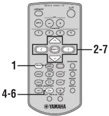 YAMAHA MCXC15 - ■ Riproduzione per gruppi - 1
