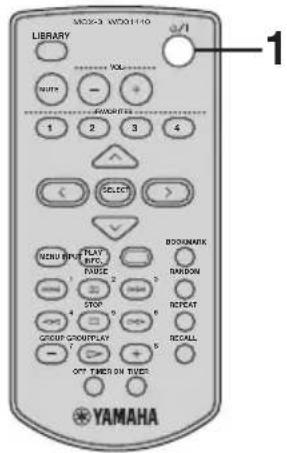 YAMAHA MCXC15 - CONEXión DE LA ALIMENTACION - 1