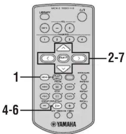 YAMAHA MCXC15 - Wiedergabegruppen - 1