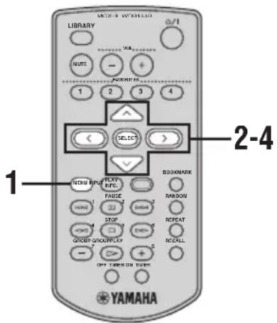 YAMAHA MCXC15 - Einstellung der Klangfarbe - 1