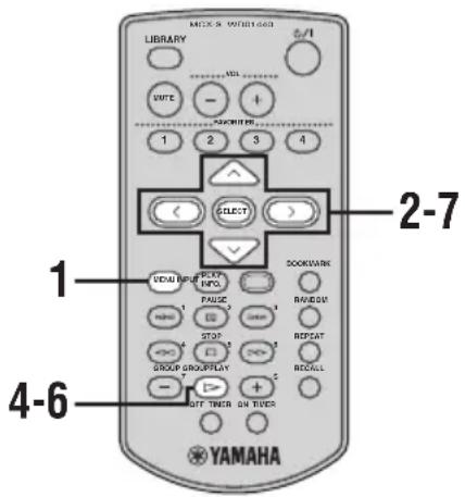 YAMAHA MCXC15 - Playback groups - 1