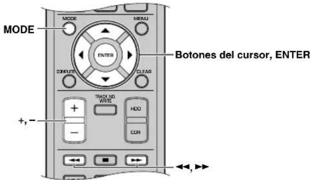 YAMAHA CDRHD1500 - ■ Ajuste del modo de grabación del disco duro - 2