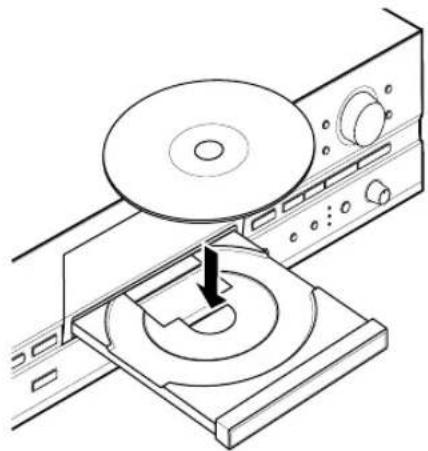 YAMAHA CDRHD1500 - Setzen Sie eine CD in die Disc-Schublade ein. - 1