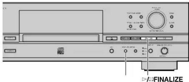 YAMAHA CDRHD1500 - AFWERKEN VAN EEN CD-R/CD-RW - 1