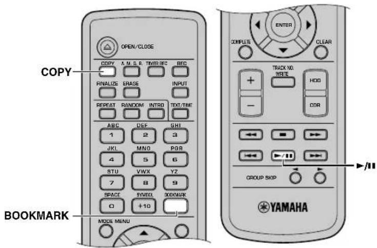 YAMAHA CDRHD1500 - ■ Kopiëren van geselecteerde tracks op een cd - 2