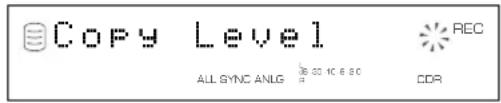 YAMAHA CDRHD1500 - Copy Level (Nivel de copia) - 1