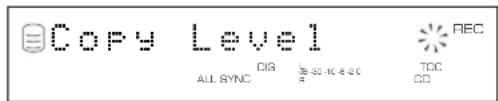 YAMAHA CDRHD1500 - Copy Level (Kopieringsnivå) - 1