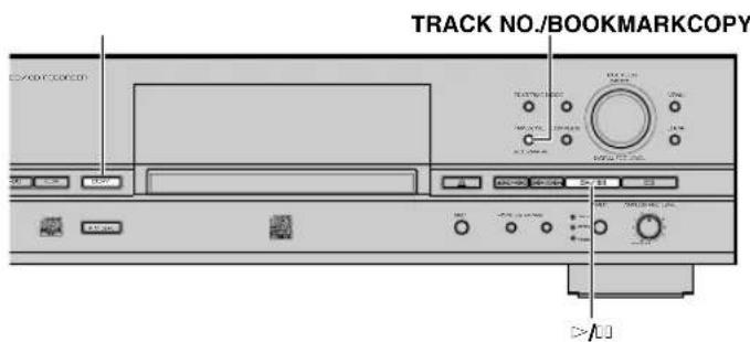YAMAHA CDRHD1500 - ■ Kopieren ausgewählter Titel auf eine CD - 1
