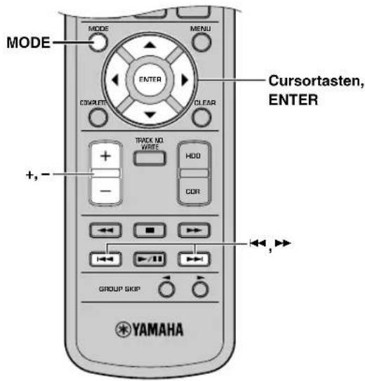 YAMAHA CDRHD1500 - ■ Einstellung des Festplatten-Laufwerk-Kopiermodus - 2