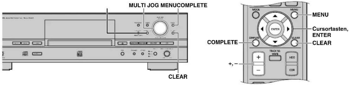 YAMAHA CDRHD1500 - DISC-EDITIERUNG - 1