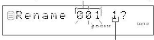 YAMAHA CDRHD1500 - Track Rename - 1