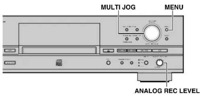 YAMAHA CDRHD1500 - ■ Regolazione del livello di registrazione - 1