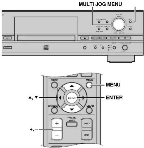 YAMAHA CDRHD1500 - Définition d'une condition pour l'enregistrement synchronisé - 1