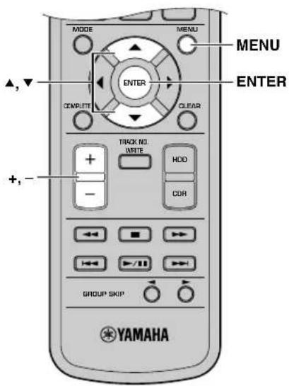 YAMAHA CDRHD1500 - ■ Setting the HDD copy menu - 2