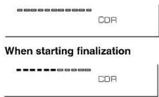 YAMAHA CDRHD1500 - FINALIZING A CD-R/CD-RW DISC - 5