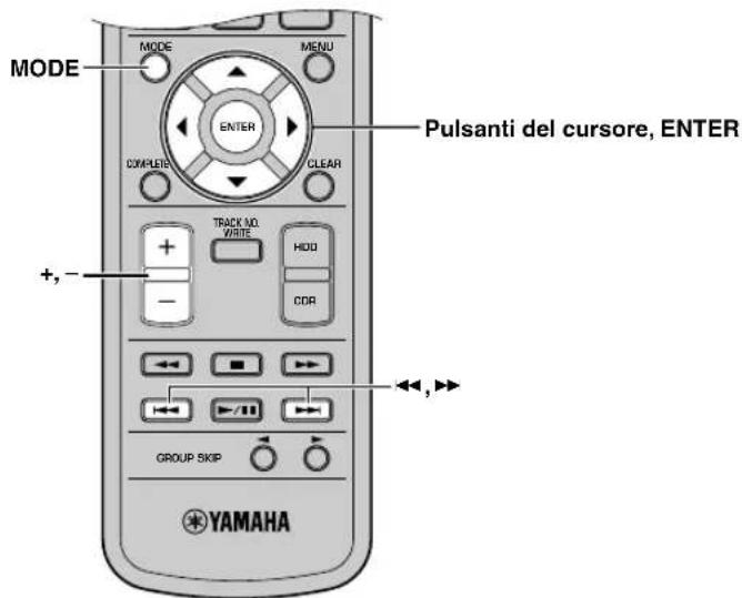 YAMAHA CDRHD1500 - ■ Impostazione della modalità di copia HDD - 2