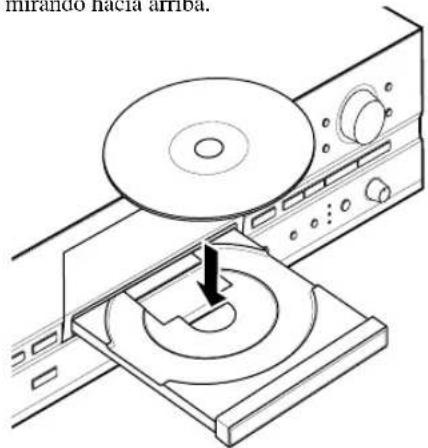 YAMAHA CDRHD1500 - Ponga un CD en la bandeja de disco. - 1