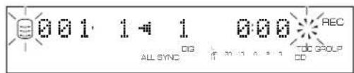 YAMAHA CDRHD1500 - Press COPY once to set the unit to the copy standby mode. - 1