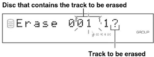 YAMAHA CDRHD1500 - Track Erase - 1