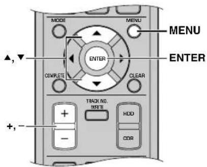 YAMAHA CDRHD1500 - ■ Setting the CDR copy menu - 2