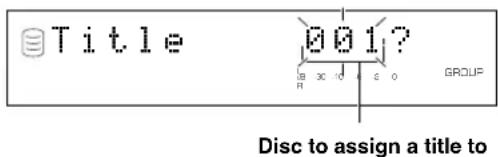 YAMAHA CDRHD1500 - Disc Title - 1