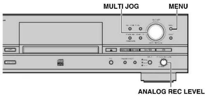YAMAHA CDRHD1500 - ■ Einstellen des Aufnahmepegels - 1