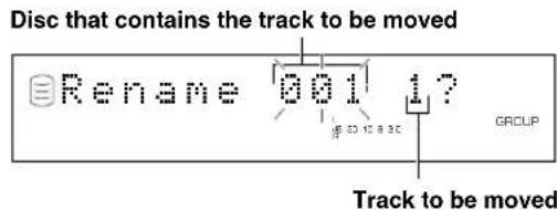 YAMAHA CDRHD1500 - Track Rename - 1