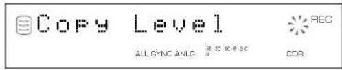 YAMAHA CDRHD1500 - Copy Level (livello copia) - 1