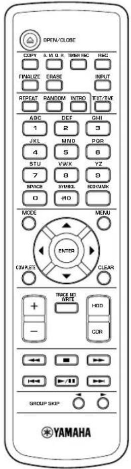 YAMAHA CDRHD1500 - BIJGELEVERDE ACCESSOIRES - 1