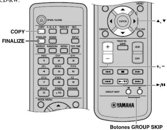 YAMAHA CDRHD1500 - ■ Copia de las pistas seleccionadas en el disco duro - 2