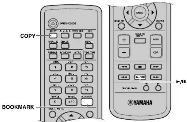 YAMAHA CDRHD1500 - ■ Copia di brani scelti su CD - 2