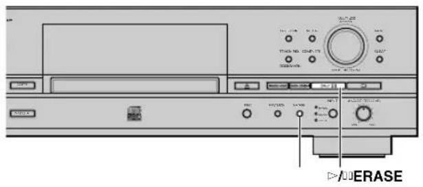 YAMAHA CDRHD1500 - ERASING DATA ON A CD-RW DISC - 1
