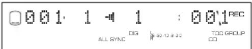 YAMAHA CDRHD1500 - Press ▶/II to start copy. - 1