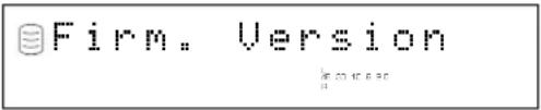 YAMAHA CDRHD1500 - ■ Verifica della versione firmware (Firm. Version) - 2