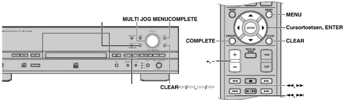 YAMAHA CDRHD1500 - TRACK BEWERKEN - 1