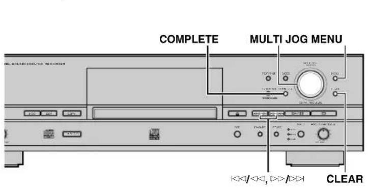 YAMAHA CDRHD1500 - TITEL-EDITIERUNG - 1
