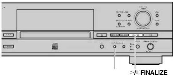 YAMAHA CDRHD1500 - FINALISIERUNG EINER CD-R/CD-RW - 1