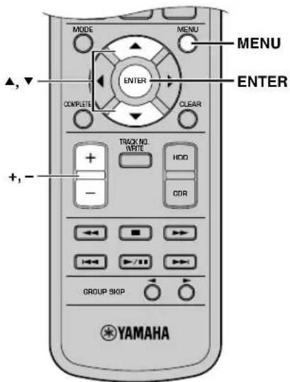 YAMAHA CDRHD1500 - ■ Einstellung des Festplatten-Laufwerk-Kopiermenü - 2