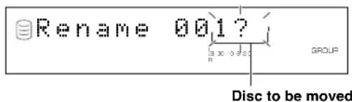 YAMAHA CDRHD1500 - Disc Rename - 1