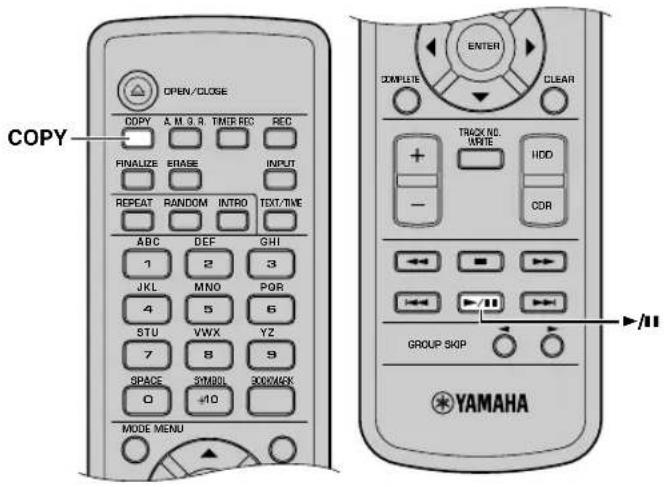 YAMAHA CDRHD1500 - Opmerking - 2