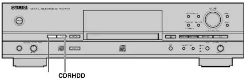 YAMAHA CDRHD1500 - VAL AV ENHET FÖR MANÖVRERING (HÅRDDISK/CDR-ENHET) - 1