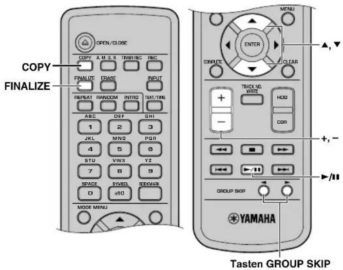 YAMAHA CDRHD1500 - ■ Kopieren der ausgewählten Titels von der Festplatte - 2