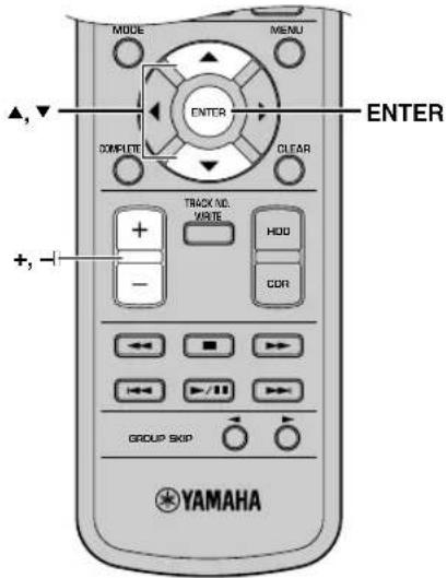 YAMAHA CDRHD1500 - Voer de handelingen voor de gewenste functie (weergave, opname enz.) uit. - 1