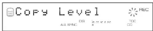 YAMAHA CDRHD1500 - Copy Level (Kopierpegel) - 1