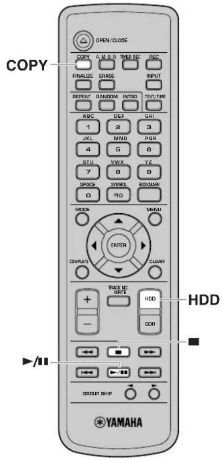YAMAHA CDRHD1500 - Tryck på POWER på apparaten för att slå på den. - 1