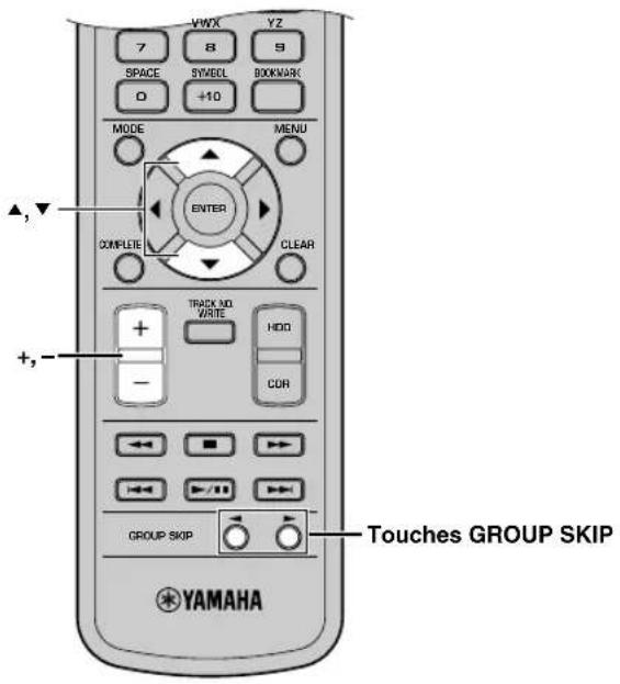 YAMAHA CDRHD1500 - ■ Sélection du disque de destination - 2