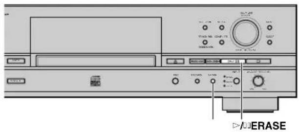 YAMAHA CDRHD1500 - CANCELLAZIONE DI DATI DA UN CD-RW - 1